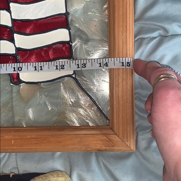 American Flag Hanging Sun Catcher - Picture 5 of 6